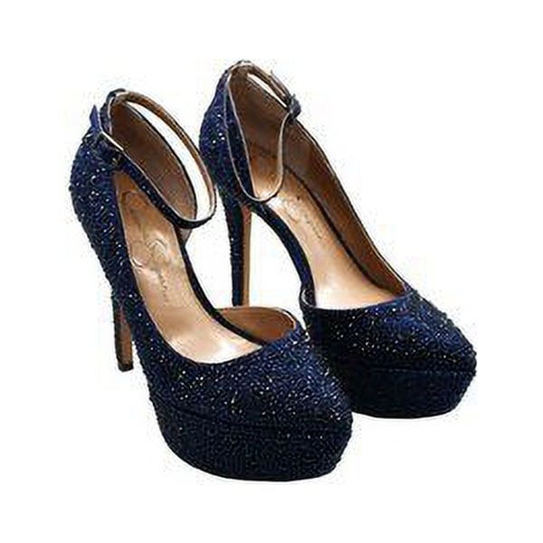 Jessica Simpson Women's Ormanda Embellished Platform Pumps Women's