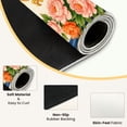 thumbnail image 3 of Mahjong Mat 31.5" x 31.5" Golden Chinese Dragon Pink Peonies Blue Vases Floral Non-Slip Noise Reduction Mahjong Tiles Table Cover for Dominoes Poker Card Board and Tile Games, 3 of 6
