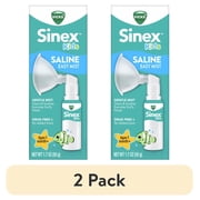 (2 pack) Vicks Sinex Kids Saline Easy Mist, Gentle Congestion Relief, Drug-Free, 1.7 oz