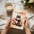 thumbnail image 3 of Hello Fall Ragdoll Scarf Welcome Autumn with Leaves Pumpkins Spiral Bound Journal Cat Lover Kitten Owner Gifts Idea 5x7in Spiral Notebook - 00011, 3 of 5