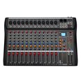 thumbnail image 1 of Professional  Mixer 12 Channel Studio  Console USB MP3 Input 48v Phantom Power DJ Console ,Smart Fader, 1 of 6