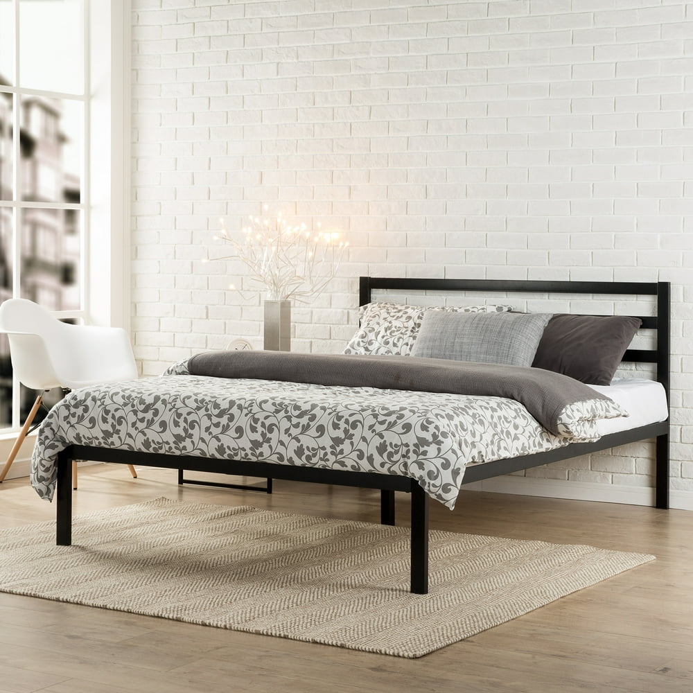 Modern Studio Platform 1500H Metal Bed Frame/Mattress Foundation with