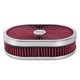 thumbnail image 1 of Car Oval Air Cleaner Filter for 5-1/8Inch Interface Neck Red, 1 of 5