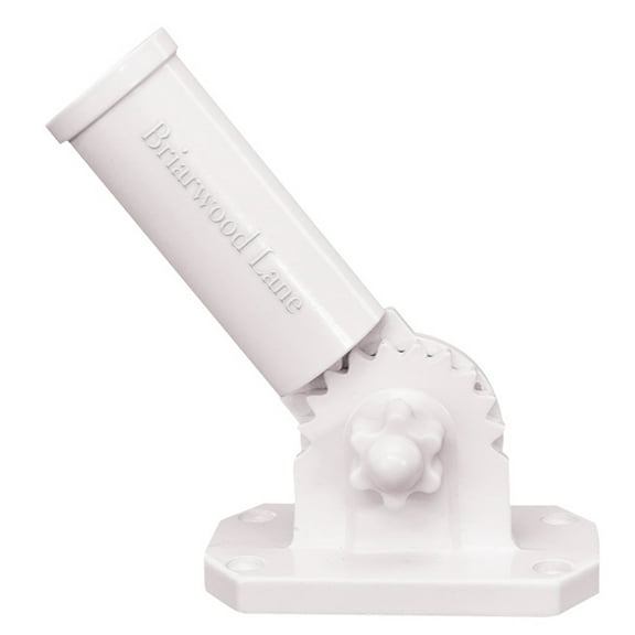 Briarwood Lane White Adjustable Aluminum Flag Pole Bracket