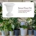 thumbnail image 3 of YOSADIER White Pedestal Planter Large Urn Planter Inspired by Roman Architecture for Outdoor Or Indoor Use, 3 of 8