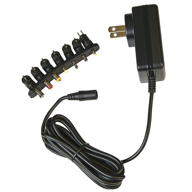 Cargador universal con adaptador de corriente alterna a corriente continua Audiovox PAD1200BZ