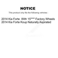 thumbnail image 2 of Transit Auto Front Rear Ceramic Disc Brake Pads and Parking Shoes Kit for Car 2014 Kia Forte Koup KNN-101121, 2 of 8
