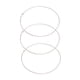 thumbnail image 4 of Cadena de eslabones curvos, collar de acero de titanio de 3 piezas Collar de acero de titanio Cadena de collar de eslabones Rendimiento finamente afinado, 4 of 12