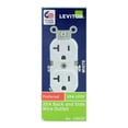 thumbnail image 3 of Enchufe eléctrico Leviton, blanco, 20 A, 125 V, 3 of 3