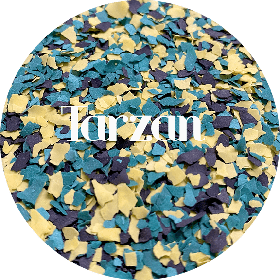 Glitter Heart Co. Glitter - High Quality Paint Chips - 2oz Bag - Tarzan