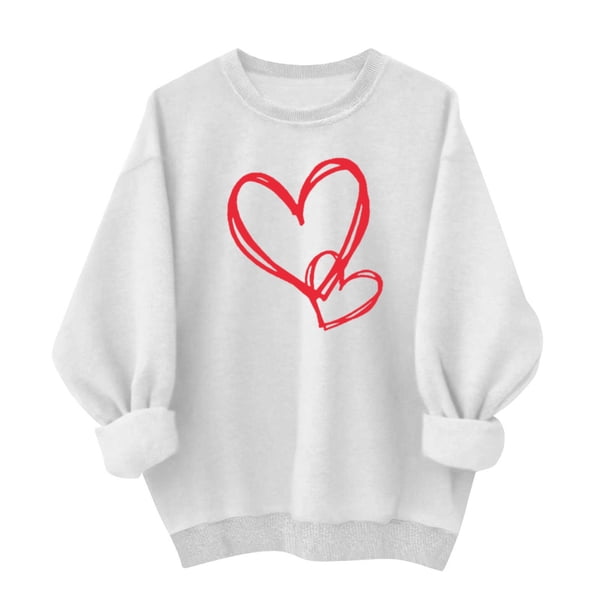Camiseta de Moda de Cuello Redondo Casual de Manga Larga de las Mujeres para el Uso Diario, Suéter de Poliéster Suave, Blusa de Primavera de Invierno