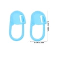 thumbnail image 2 of OUNONA Sky Blue Safety Pins for Clothes Crochet Stitch Markers Lightweight Durable Knit Accessories for Knitting Use, 2 of 8