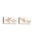 thumbnail image 1 of Set of 2 - Cherry Blossom I - Contemporary Fine Art Giclee on Canvas Gallery Wrap - wall décor - Art painting - 24 x 12 Inch - Ready to Hang, 1 of 2