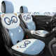 thumbnail image 4 of Nuevo conjunto de varias piezas cálido para asiento de coche con cojín de felpa de oso con gafas bordadas tridimensionales de terciopelo corto para otoño e invierno, 4 of 5