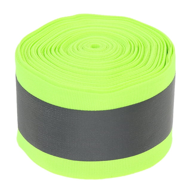 1 rollo de tira reflectante advertencia seguridad tira reflectante alta visibilidad tela reflectante ropa tela tira reflectante ropa DIY tela reflectante reemplazo de cinta reflectante