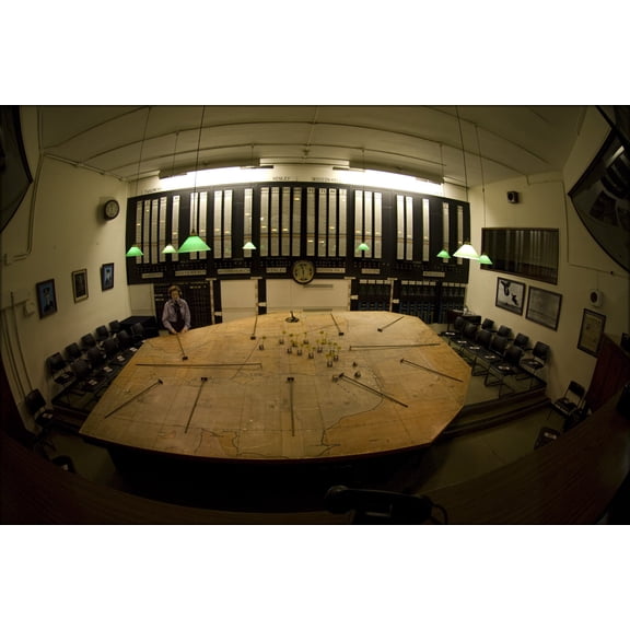 24"x36" Gallery Poster, No.11 Group Operations Room Battle of Britain Bunker RAF Uxbridge