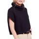 thumbnail image 1 of Free People Suéter de manga corta recortada para mujer, negro, extra pequeño Free People Pull-over, 1 of 2