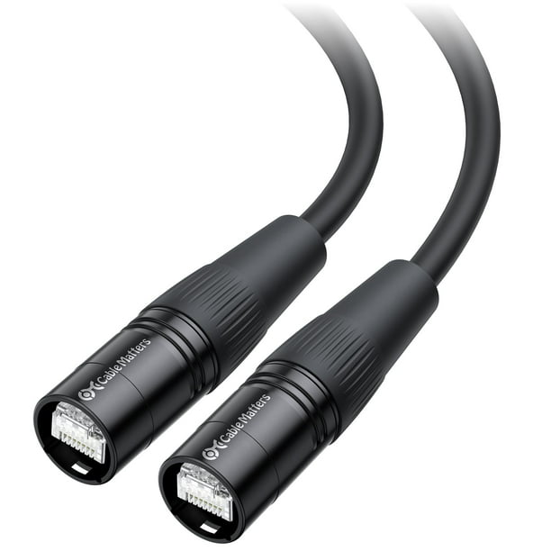 Cable Ethernet Matters, Cat6 blindado, 15 m, EtherCon RJ45