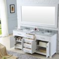 thumbnail image 5 of Water Creation  Madison 60-inch Solid White Double Sink Bathroom Vanity, 5 of 5