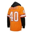thumbnail image 3 of Men's Mitchell & Ness Mike Alstott Orange Tampa Bay Buccaneers Player Name & Number Hoodie Legacy Jersey, 3 of 7