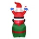 thumbnail image 3 of Wosthever Santa Claus Iluminado Luz LED Regalo Navidad Iluminación Explosión Fiesta Decoración al aire libre Conjunto Ornamento de plástico Kits de decoración para fiestas, 3 of 6