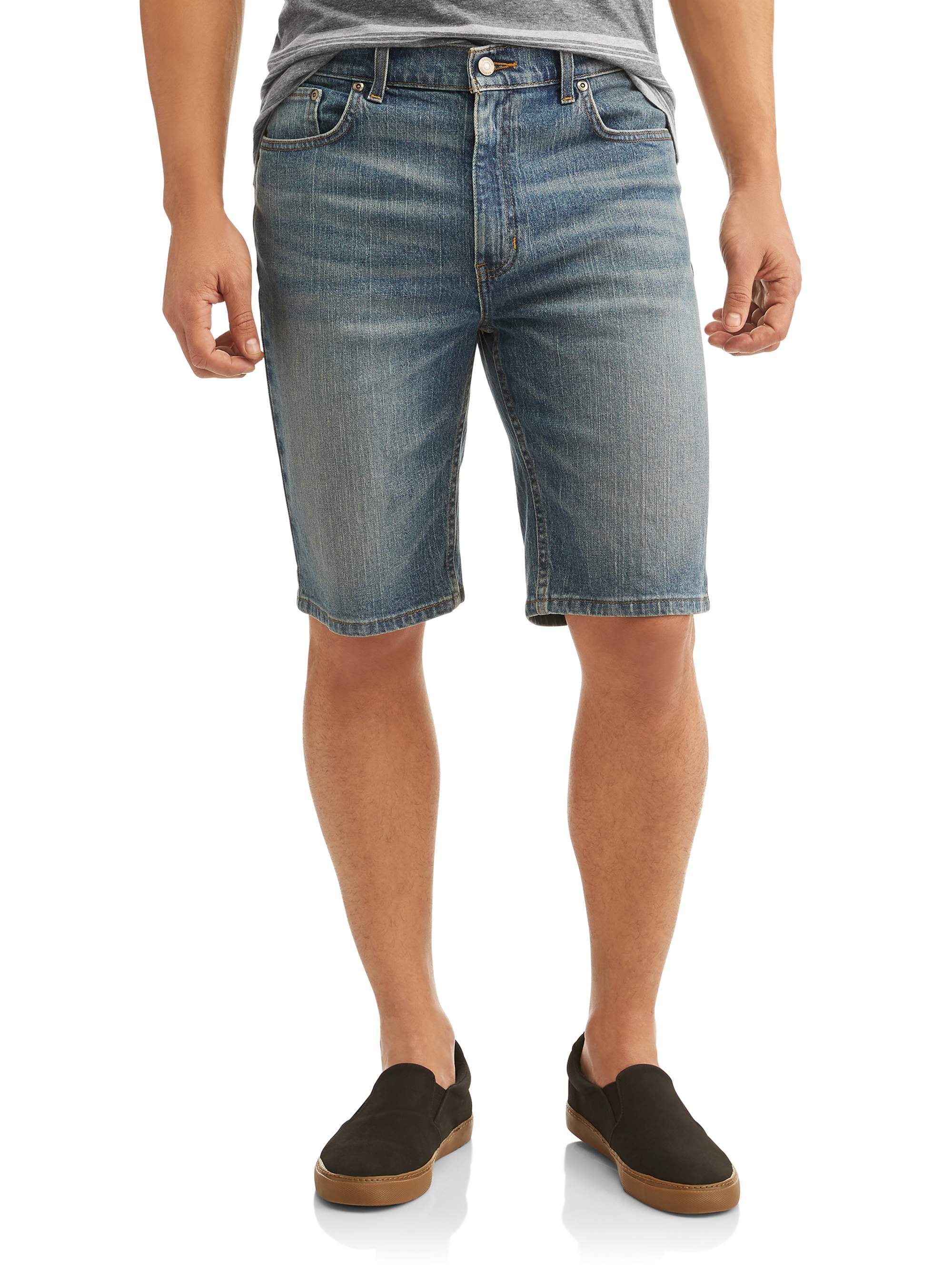 george men's knit jogger shorts