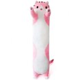 thumbnail image 1 of Cute Plush Cat Doll Cat Plush Pillow Doll Toy Soft Cat Stuffed Animals Long Pillow Toy Kitten Body Pillow Gift for Kids and Girlfriend (Pink, 19.6inch), 1 of 5