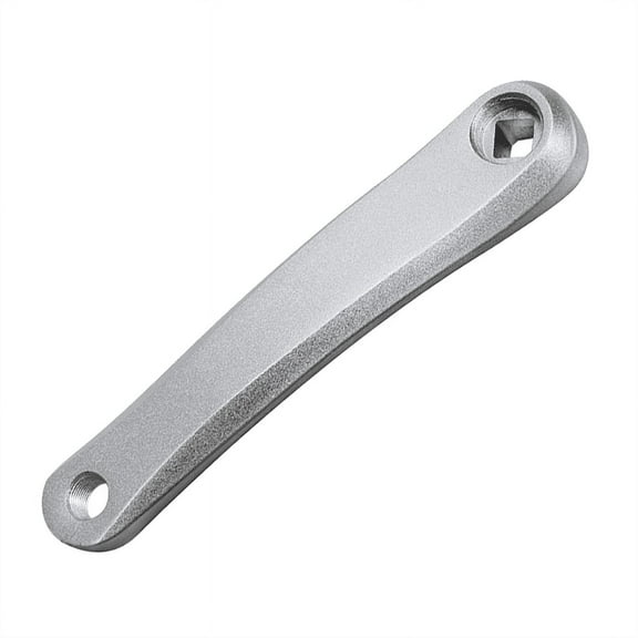 170mm Crank Arm Mountain Bike Left Side Diamond Hole Crankset Handle Part Replacement Silver