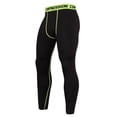 thumbnail image 4 of IWRICH Men's Tight Sportswear Gym Workout Running Leggings Camo Sports Workout Pants 04-Green XL, 4 of 8