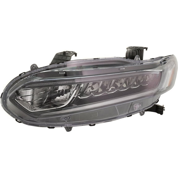 Headlight Compatible With 2018-2021 Honda Accord Left Driver Halogen With bulb(s)