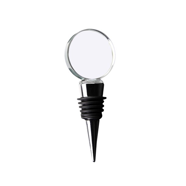 Toystoory Tapón para botella de vino, cúpula en blanco, cabujones de cristal, tapa en forma de corazón, reutilizable, sellado al vacío, herramientas de Cocina y Comedor Ronda Toystoory HA076211-01