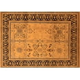thumbnail image 1 of Ahgly Company Indoor Rectangle Oriental Orange Industrial Area Rugs, 8' x 12', 1 of 4