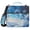 Cute Blue Mouse in Sky, variant on 3 Ring Zipper Binder with Shoulder Strap Waterproof Trapper Keeper 2 Inch D-Ring 500 Sheets Capacity Cute Witch Tombstones Star