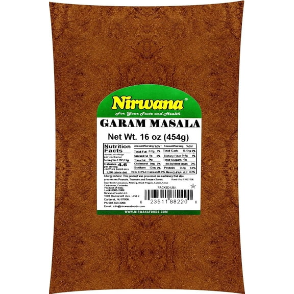 Authentic Garam Masala Spice Blend – Aromatic Indian Seasoning for Curries, Soups & Marinades – Perfect with Turmeric, Cumin, and Ginger 16 oz Pouch
