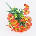 thumbnail image 5 of Flores de Pensamiento Artificiales con Tallos Realistas para Decoración del Hogar, Oficina, Bodas, 35x15 cm, Reutilizables, de Bajo Mantenimiento, 5 of 5