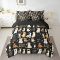 thumbnail image 2 of Manfei Pet Dogs Lover 7-Piece Twin Bedding Sets,Dachshund Golden Retriever Bedding Comforter Set,Lovely Puppy Paws Sheet Sets For Girls Boys,Breathable Bedroom Decor Reversible, 2 of 8
