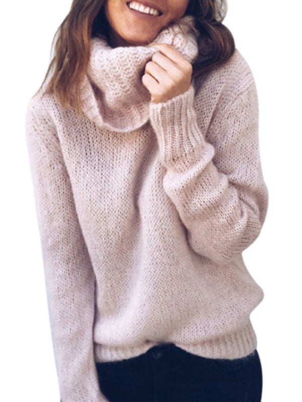 high neck sweater women's
