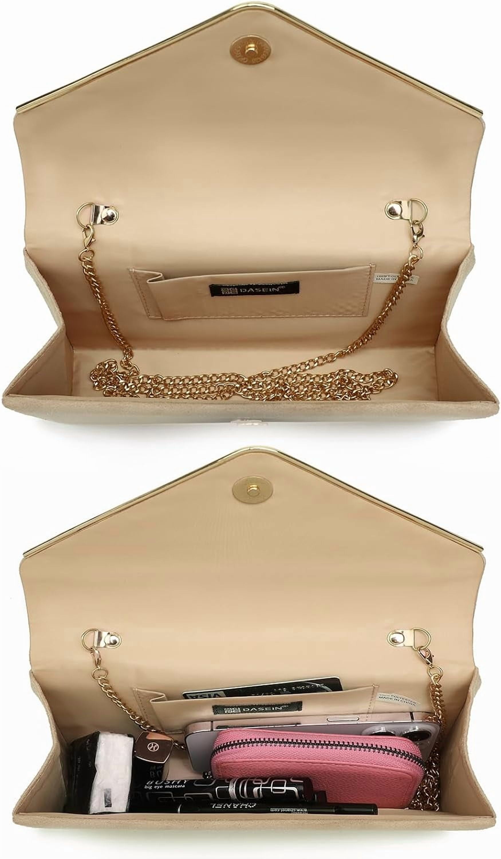 Women Faux Suede Evening Clutch Bags Formal Party Clutches Wedding Purses Cocktail Prom Clutches