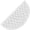 White, variant on White Floral Lace Bridal Veil Short Mantilla Scarf Bandana for Wedding Events 116x58cm
