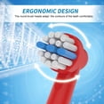 thumbnail image 4 of Child-Friendly Electric Toothbrush Heads for Oral B - 8 Pack Compatible Replacement Set, 4 of 5