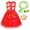 Dress+Accessories, variant on Hawaiian Little Girls Costume Dress with Luau Flower Accessories, 3-9Y