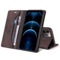 thumbnail image 6 of TECH CIRC phone case for iPhone11 pro, Handmade  wallet PU Leather Flip Folio Case Wallet with Card Slot, TPU Shockproof Inner Case  with iPhone11 pro,Brown, 6 of 11