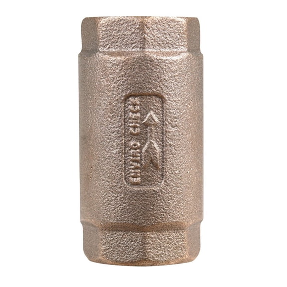 CHCK VLV 1-1/4" RD BRS