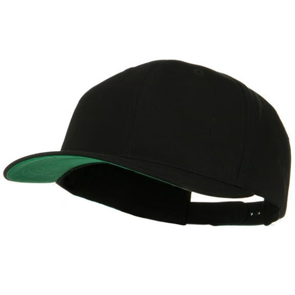 Brushed Cotton Twill High Profile Extra Size Cap - Black XL-3XL