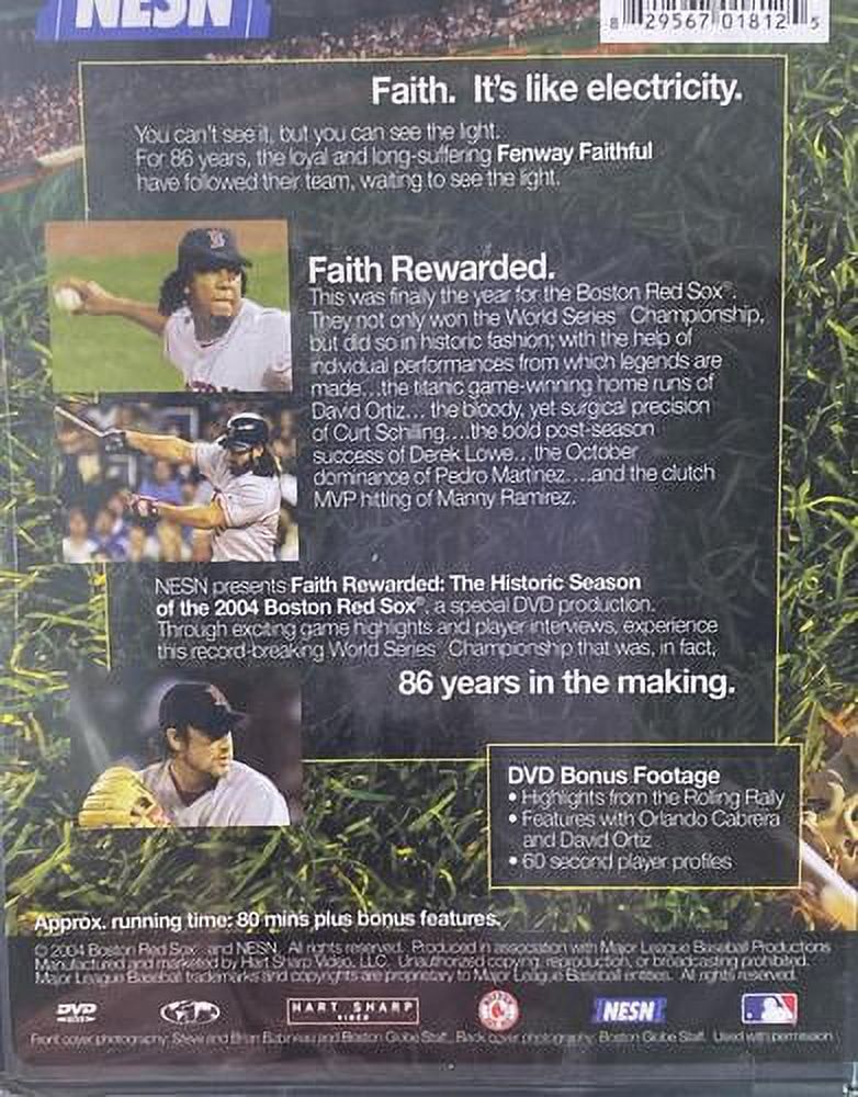 Faith Rewarded: Historic Season of 2004 Red Sox - image 2 of 2