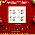 thumbnail image 3 of Christmas Stickers, Holiday Craft Supplies, Christmas Lights Embellishment Stickers for DIY Scrapbooking and Gift Decoration, Durable Paper and Acrylic Material, 32 Pieces, 3 of 5