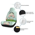 thumbnail image 6 of Yiaed White Bunny Bottom And Easter Eggs Print Car Seat Covers,Universal Auto Seats Protector Fits for Car,SUV Sedan,Truck,Automotive Seat Covers & Accessories-2 PCS, 6 of 9