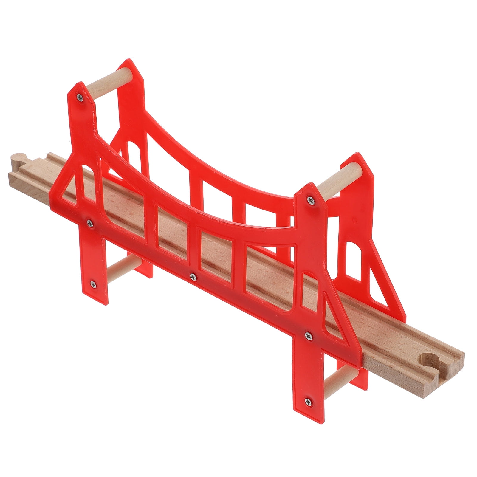 HOMEMAXS 1pc Wooden Trains Bridge Toy Railway Expansion Accessories for ...