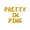 Gold, variant on Letter Balloons - PRETTY IN PINK 16" Inch Alphabet Letters Foil Mylar Balloon Bachelorette or Bridal Shower Party Banner (Pink)