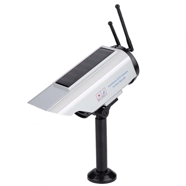 Cámara simulada de vigilancia ANGGREK con LED realista duradera